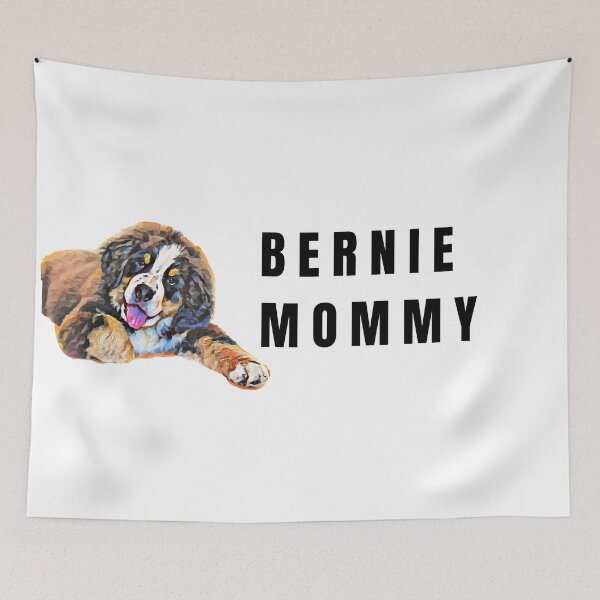 Item preview, Bernese Mountain Dog Painting - Bernie Mommy designed and sold by AllyShop.