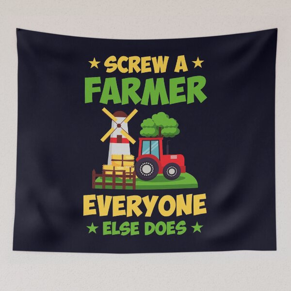 Item preview, Screw a Farmer Everyone else does Farming designed and sold by mmos.