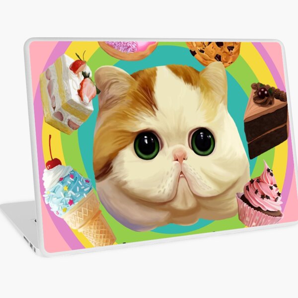 Heavy Breathing Cat Laptop Skins | Redbubble Heavy Breathing Cat Picture