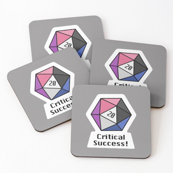 Item preview, Critical Success! (Genderfluid) designed and sold by OctopodArts.