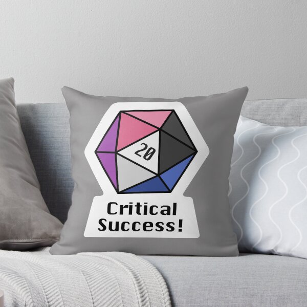 Item preview, Critical Success! (Genderfluid) designed and sold by OctopodArts.