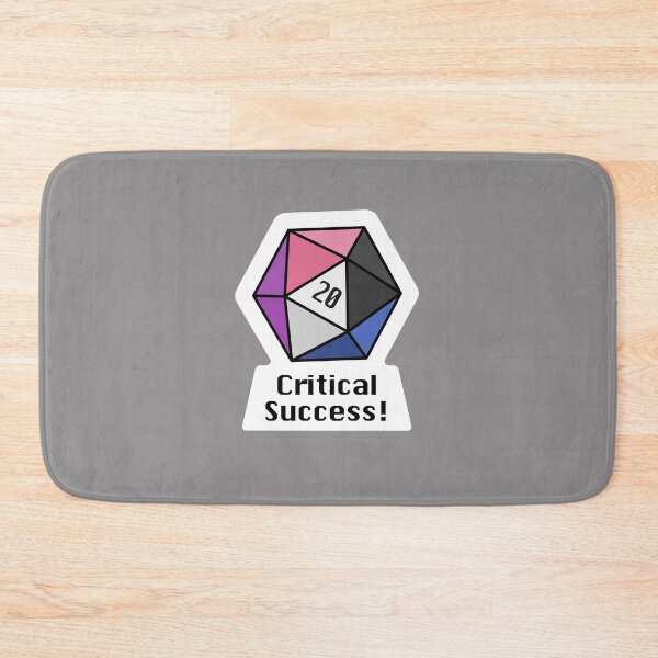 Item preview, Critical Success! (Genderfluid) designed and sold by OctopodArts.