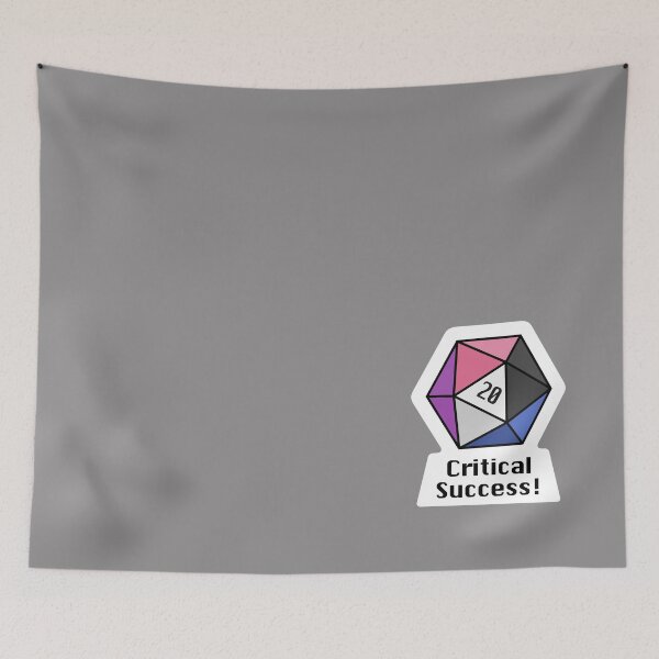 Item preview, Critical Success! (Genderfluid) designed and sold by OctopodArts.