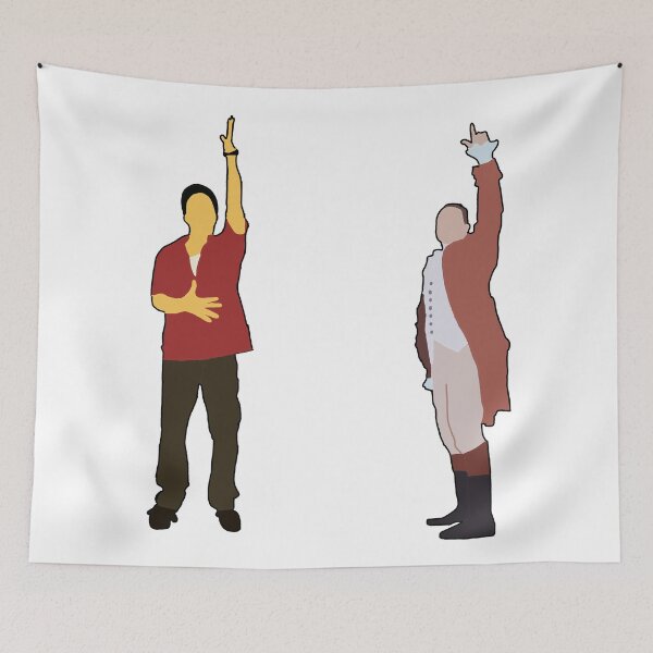 Item preview, Usnavi and Alexander Hamilton drawing designed and sold by Als10806.