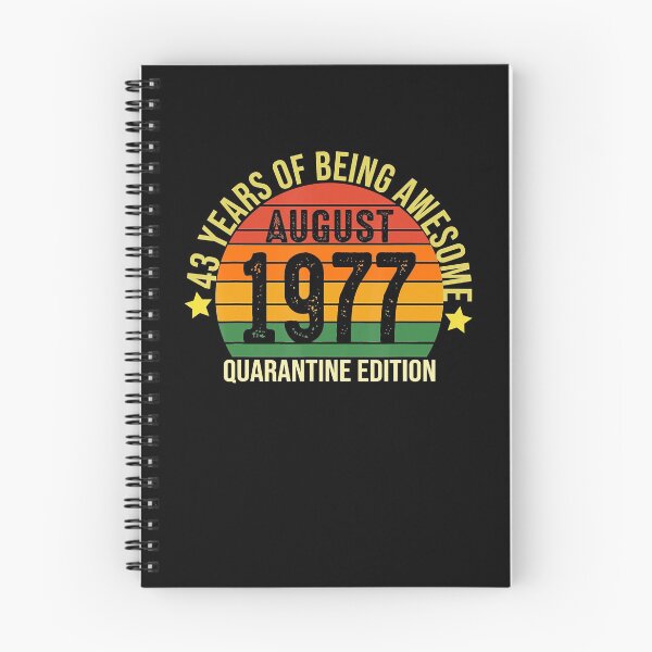 Item preview, Retro 43 Years Being Awesome August 1977 Quarantine Edition designed and sold by BartonRich.
