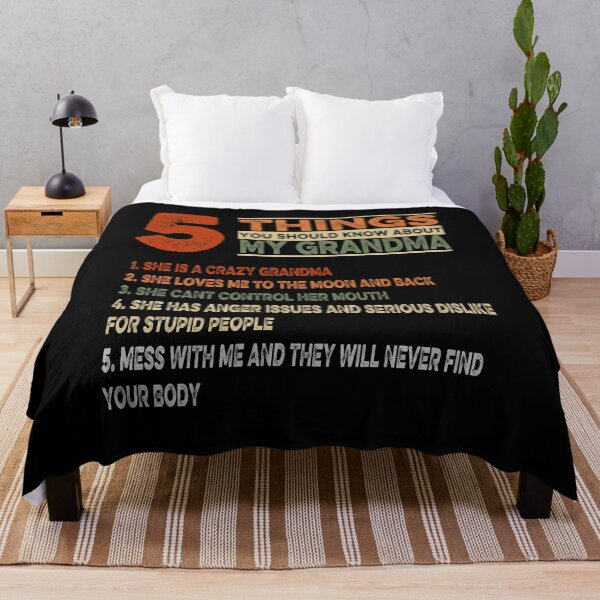 Item preview, 5 Things You Should Know About My Grandma designed and sold by AnimaLovers.