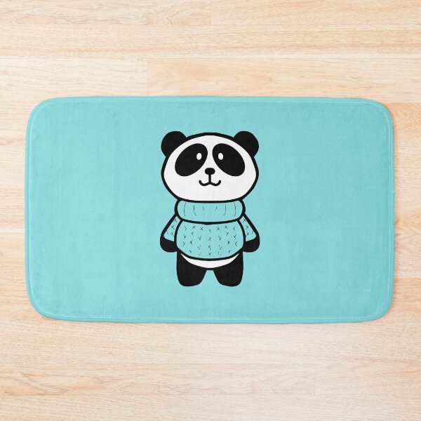 Item preview, Sweater Panda In Light Turquoise designed and sold by Amanda Roos.