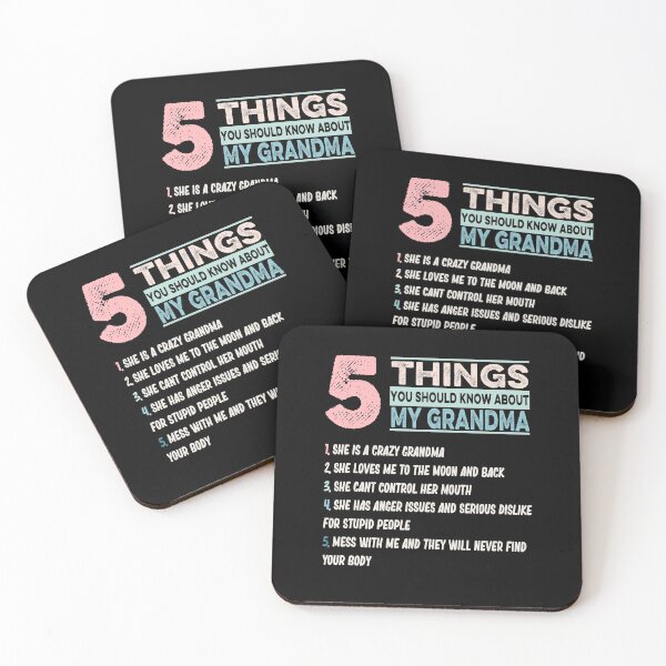 Item preview,  5 Things You Should Know About My Grandma designed and sold by AnimaLovers.