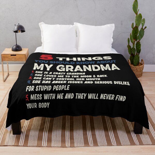 Item preview, 5 Things You Should Know About My Grandma designed and sold by AnimaLovers.