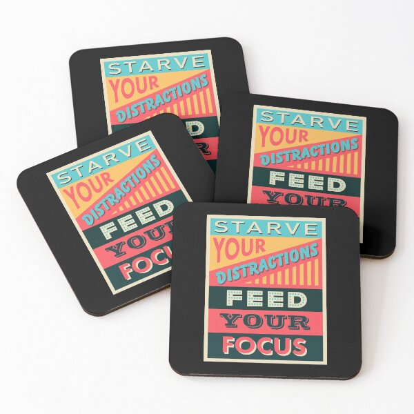 Item preview, Starve Your Distractions - Feed Your Focus designed and sold by theblueofmyeye.