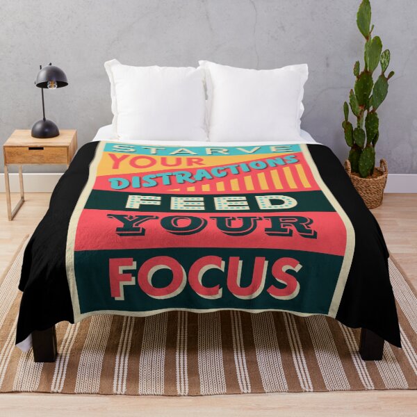 Item preview, Starve Your Distractions - Feed Your Focus designed and sold by theblueofmyeye.
