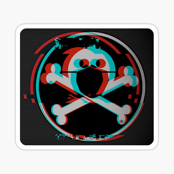 Defcon Jolly Roger with Mask - Defcon is Cancelled Sticker