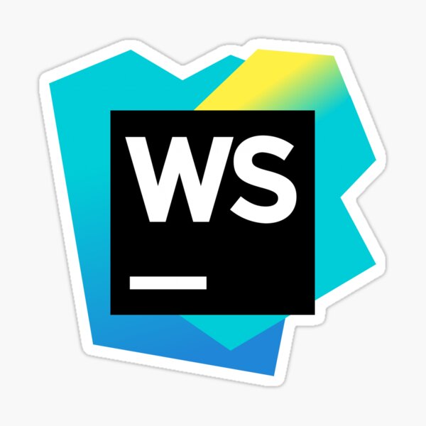 WebStorm Logo " Sticker by SuperJellyfish | Redbubble