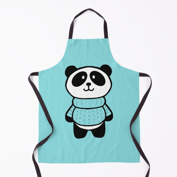 Item preview, Sweater Panda In Light Turquoise designed and sold by Amanda Roos.