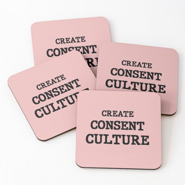 Item preview, Create Consent Culture Feminist Support designed and sold by RainbowPandas.