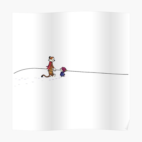 Le Calvin et Hobbes Bill Watterson Poster