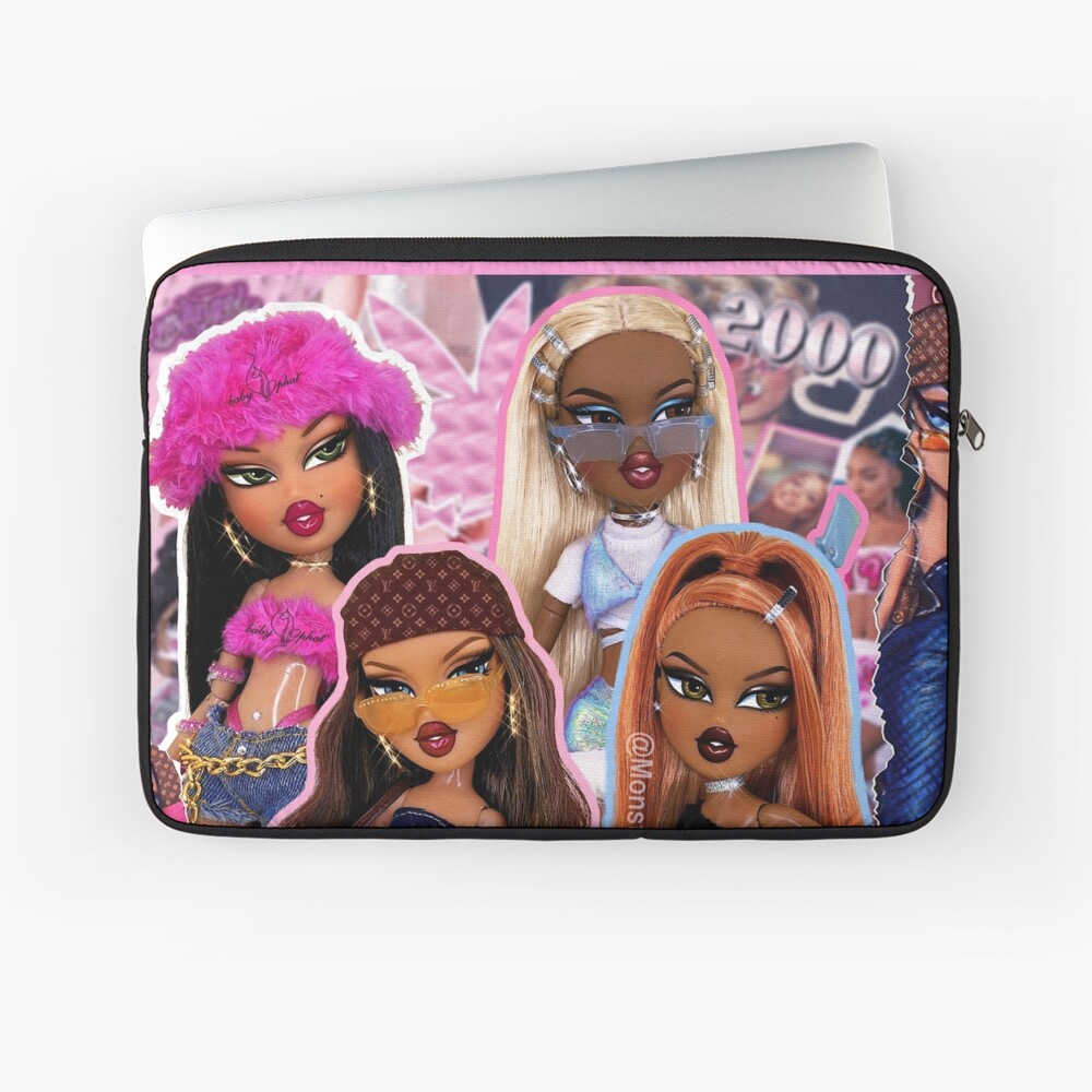 Vtg 00s Bratz Doll Jade Y2K Pencil Case / Make up Bag 