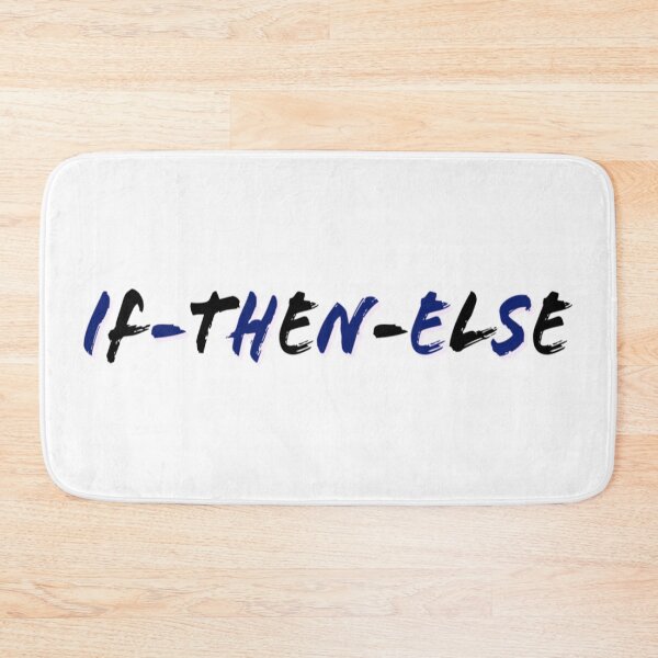 Item preview, If Then Else Conditional Statement Coding (White Background) designed and sold by ArtByLM.