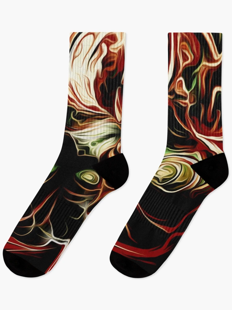 Thumbnail 1 of 5, Socks, Red Samurai designed and sold by ACidysfunction.