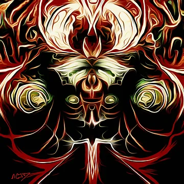 Artwork thumbnail, Red Samurai by ACidysfunction