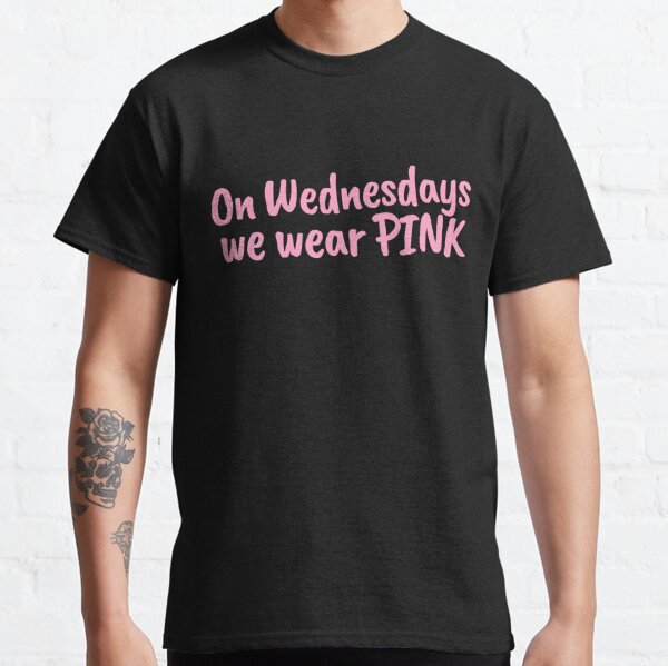 On Wednesday We Wear Pink Jersey Shirt, Mean Girls Jersey Designed & Sold  By BraSmith