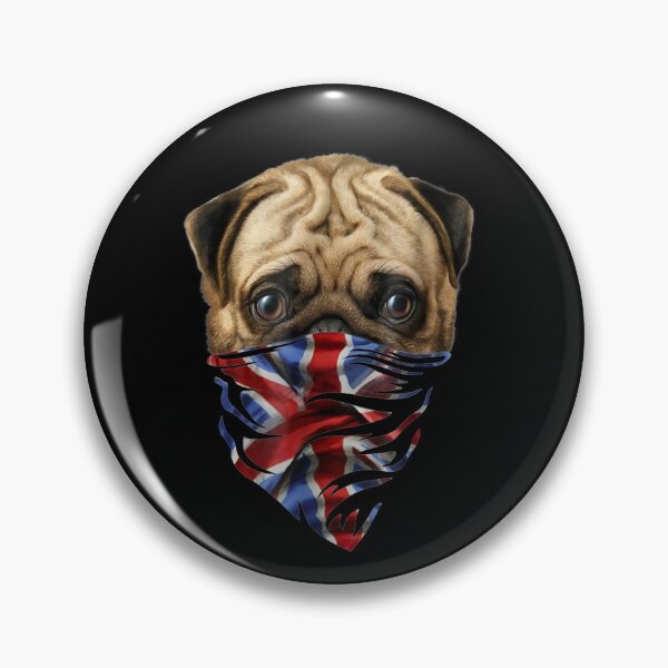 Item preview, Patriot Pug In England Union Jack Bandana Dog Pet Lover designed and sold by ManishDayal.