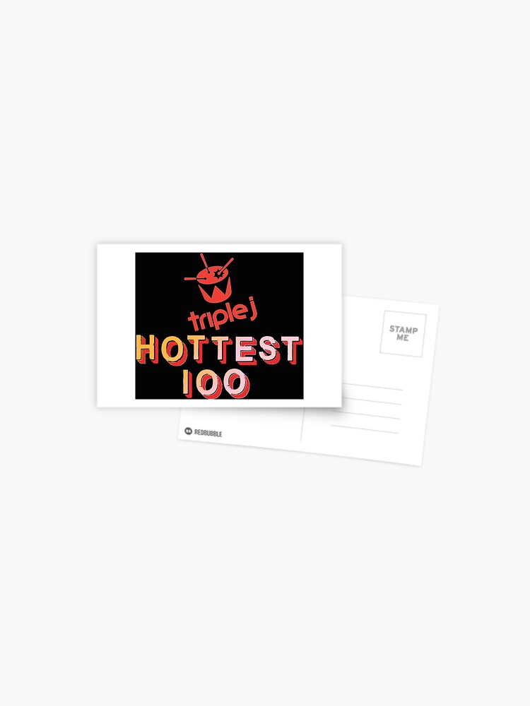 Hottest 100 On Triple J The Jays Australia S Iconic Radio Station And The Competition Of Best Songs Postcard By Art On Fire Redbubble