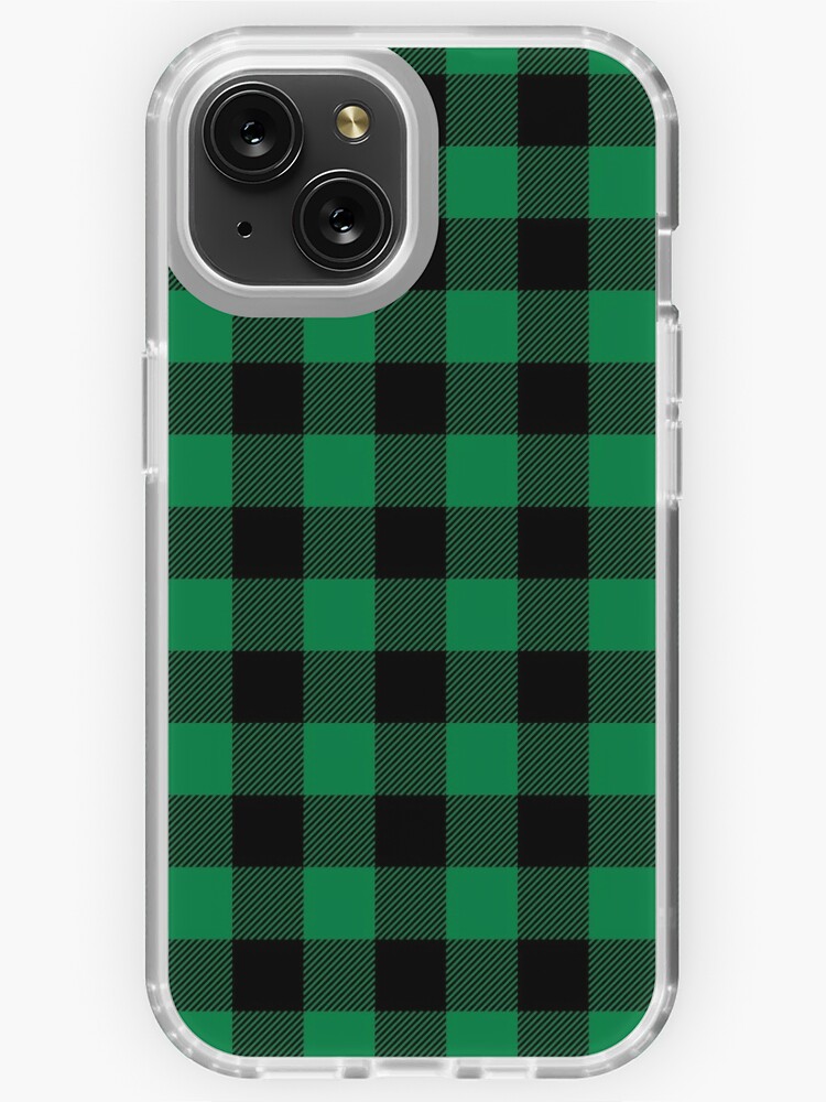 Buffalo Plaid Green and Black Check