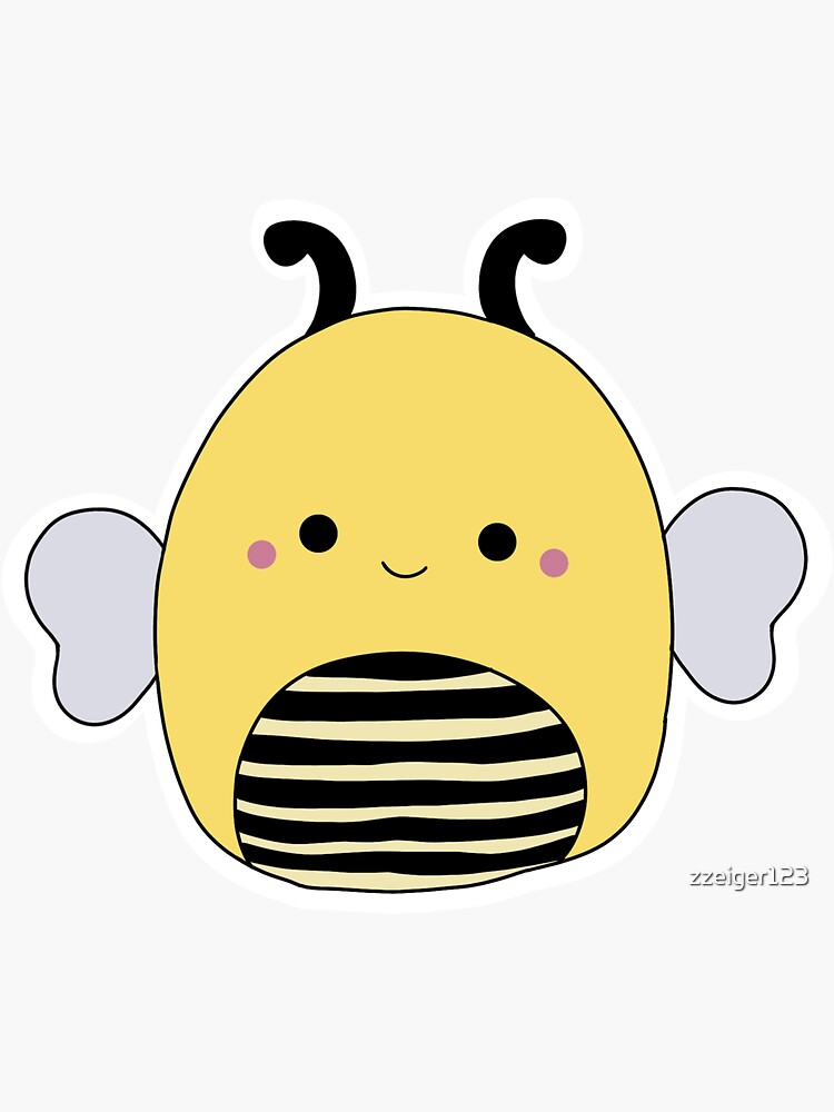 Squishmallow Bee Sunny Sticker By Zzeiger Redbubble