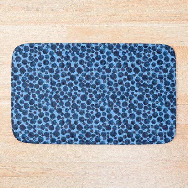 Item preview, Blueberries on Blueberry Hill Blue designed and sold by paperandfrill.