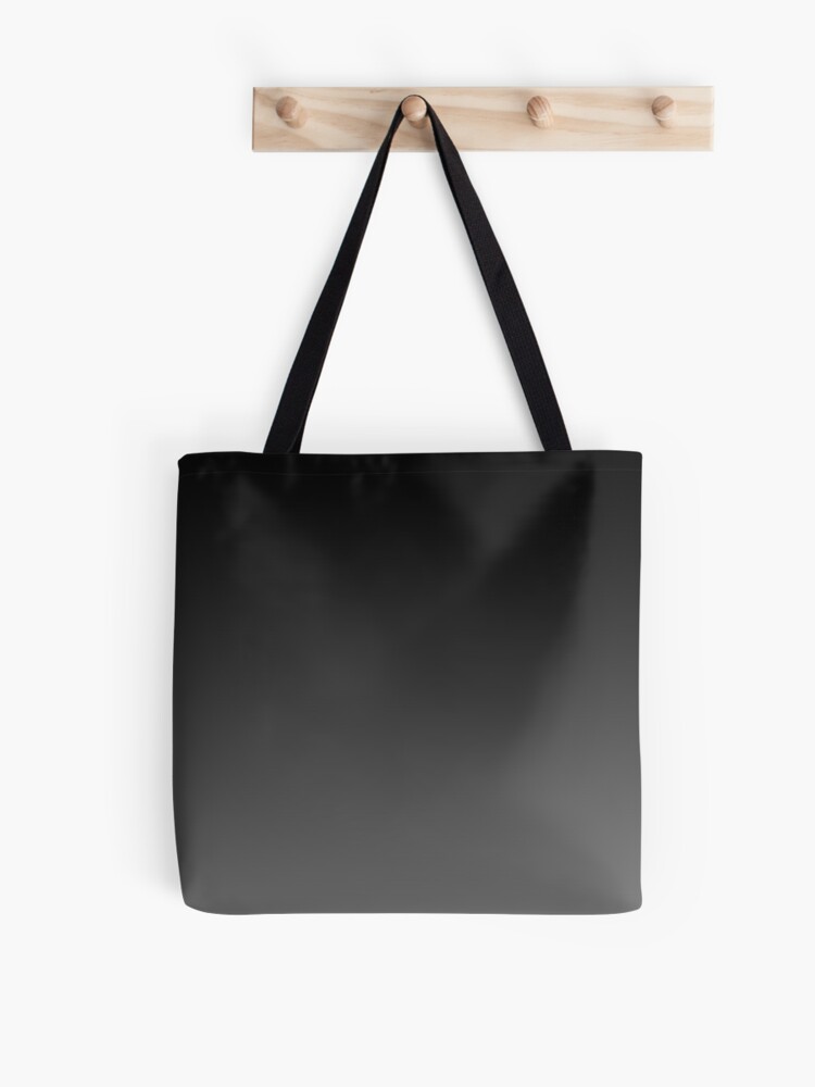 Dark Gray Ombre Tote Bag