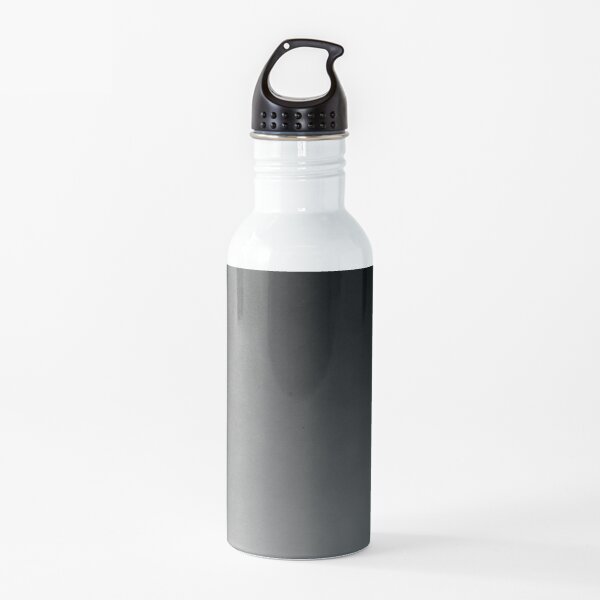 Ombre | Gradient Colors | Dark Grey Ombre | Charcoal Grey Ombre | Water Bottle