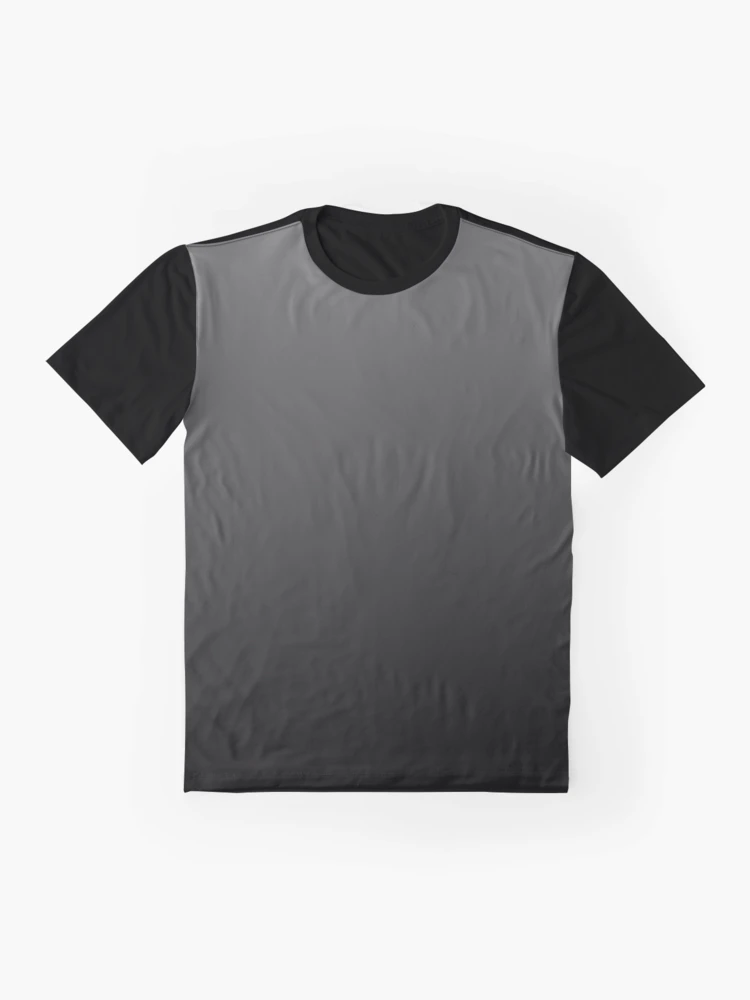 Sad Emo Shadow Grey & White Ombre Gradient Shirt