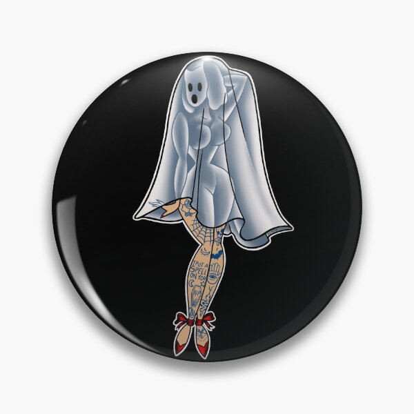 Item preview, Sexy ghost girl pinup designed and sold by dtmtattoo.