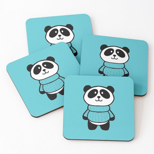 Item preview, Sweater Panda In Dark Turquoise designed and sold by Amanda Roos.