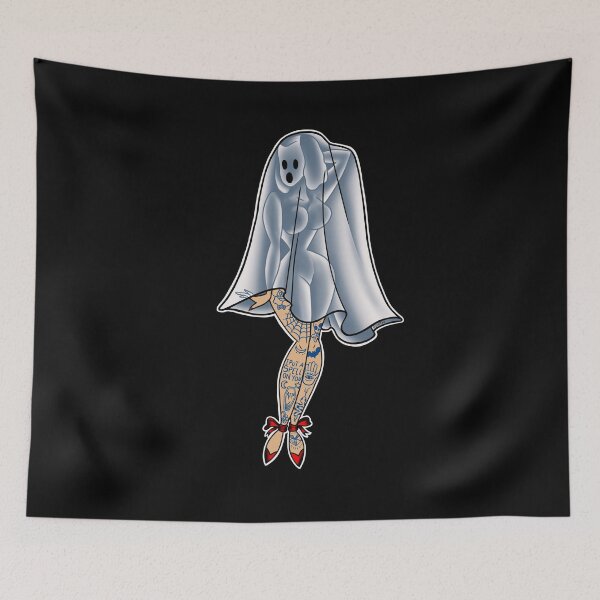 Item preview, Pinup sexy chica fantasma designed and sold by dtmtattoo.