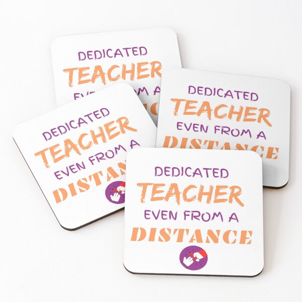 Item preview, DEDICATES TEACHER EVEN FROM A DISTANCE designed and sold by InManalsMind.
