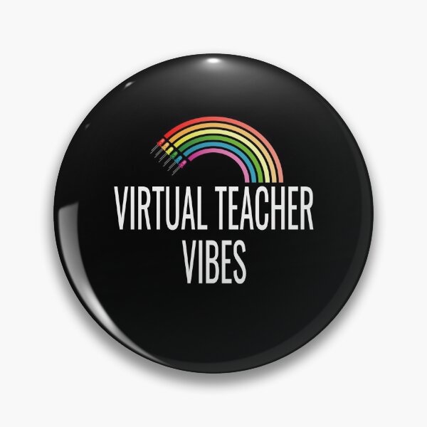 Item preview, Virtual Teacher Vibes Rainbow Gift Idea designed and sold by jacks-tees.