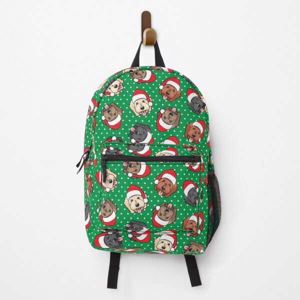 Item preview, Christmas Doodles - Goldendoodles on polka dots designed and sold by littlearrow.