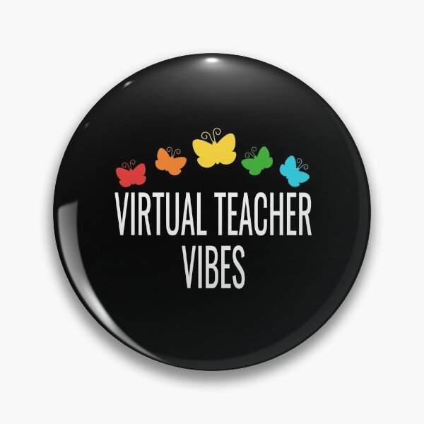 Item preview, Virtual Teacher Vibes Butterflies Gift Idea designed and sold by jacks-tees.
