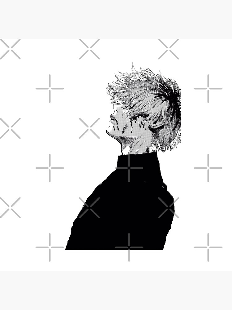 Kaneki Sad Schaut Auf Galeriedruck Von Kingdd69 Redbubble