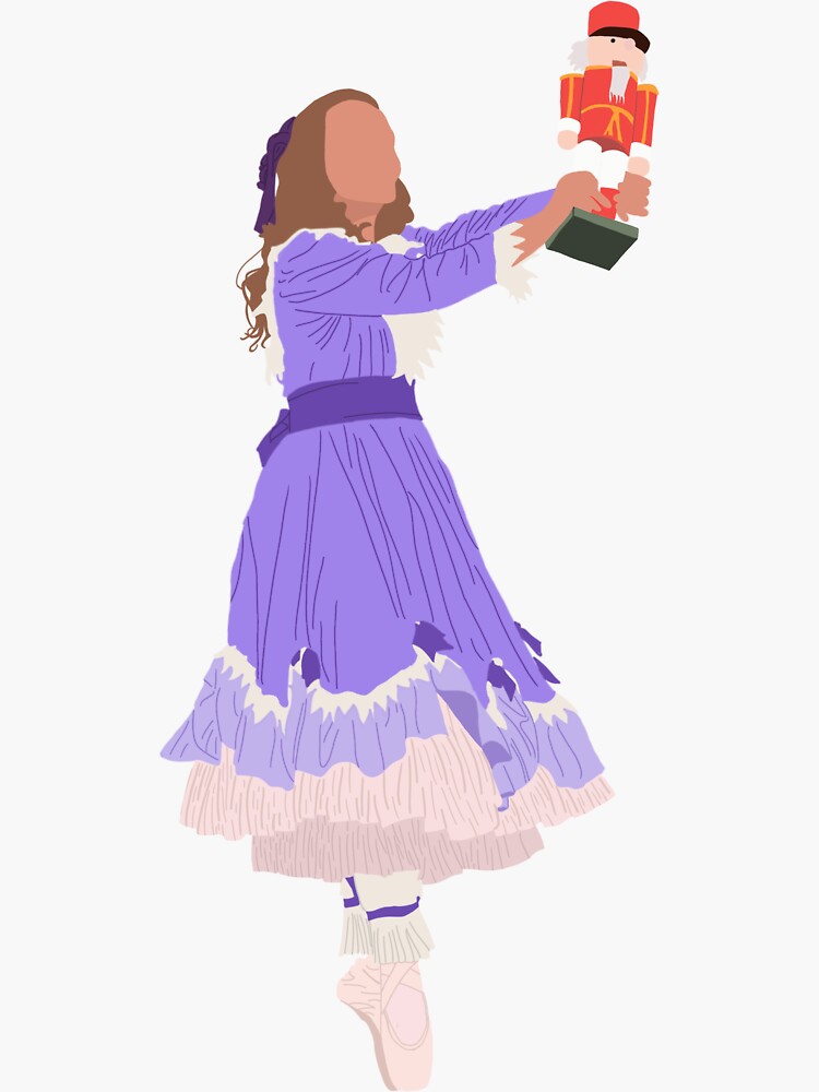 "Clara Nutcracker " Sticker for Sale by acb312 Redbubble