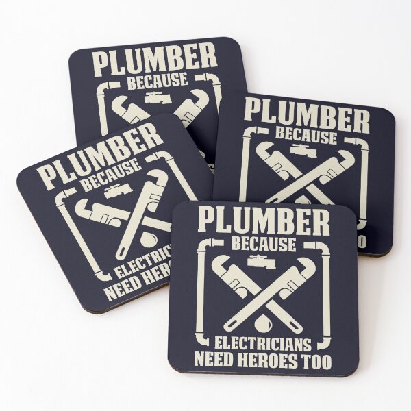 Item preview, Plumber because Electricians need Heroes too designed and sold by mmos.