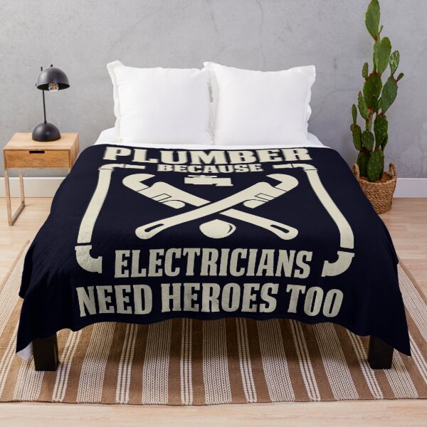 Item preview, Plumber because Electricians need Heroes too designed and sold by mmos.