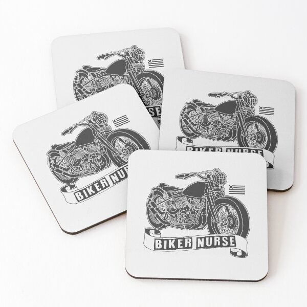Artikelvorschau, Biker Krankenschwester, Geschenk für Krankenschwester, die Motorräder fährt, Krankenschwester Biker entworfen und verkauft von VintageMashup.