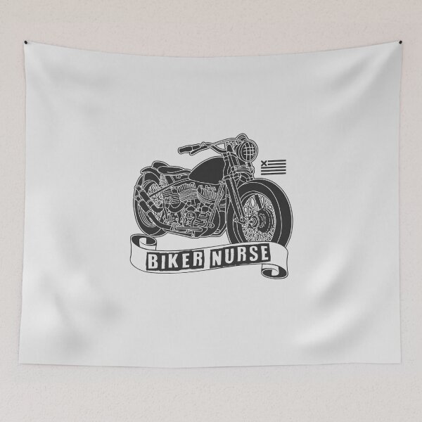 Item preview, Biker Nurse, Gift For Nurse Who Rides Motorcycles, Nurse Biker designed and sold by VintageMashup.