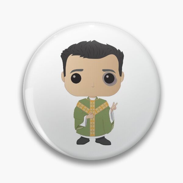 Item preview,  Church Priest with Black Eye - Fleabag Pop designed and sold by ChewyGumGang.
