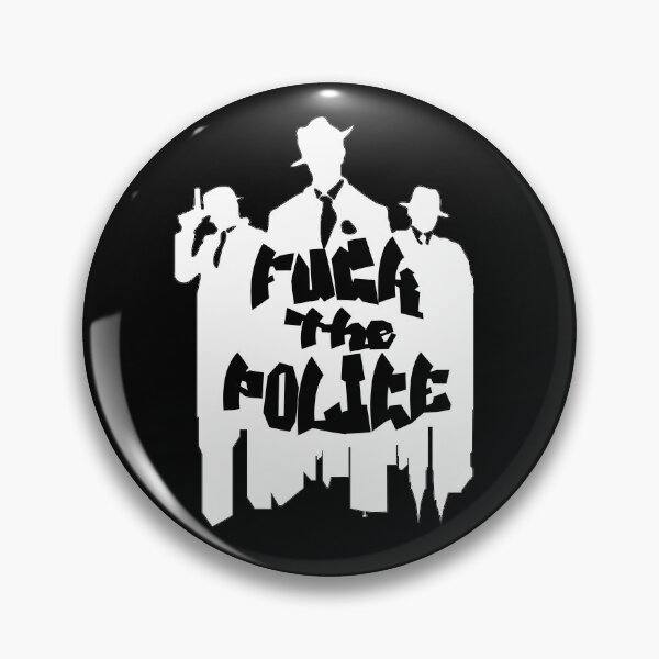 Item preview, Fuck the police mafia city black shirt design designed and sold by Yorty03.