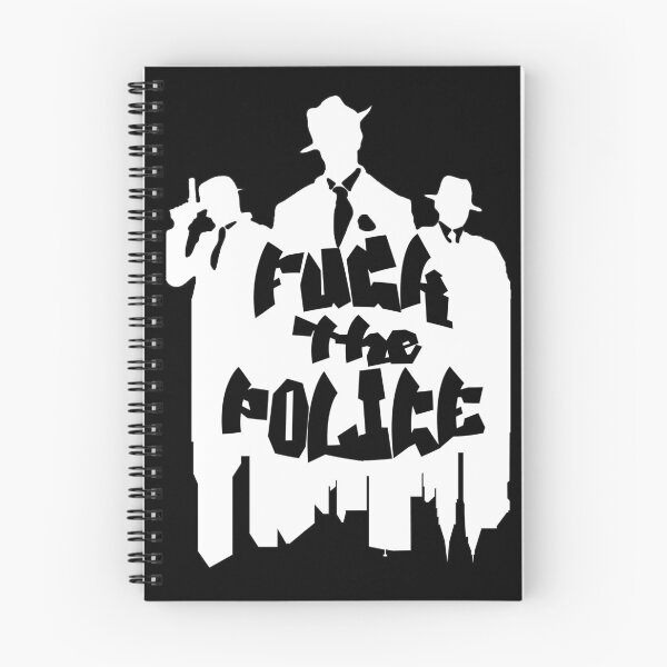 Item preview, Fuck the police mafia city black shirt design designed and sold by Yorty03.