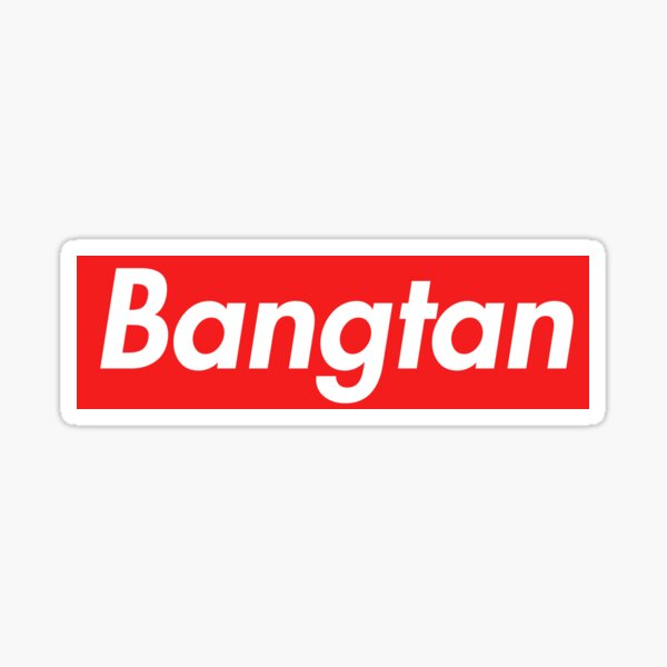 Supreme Bangtan Sticker